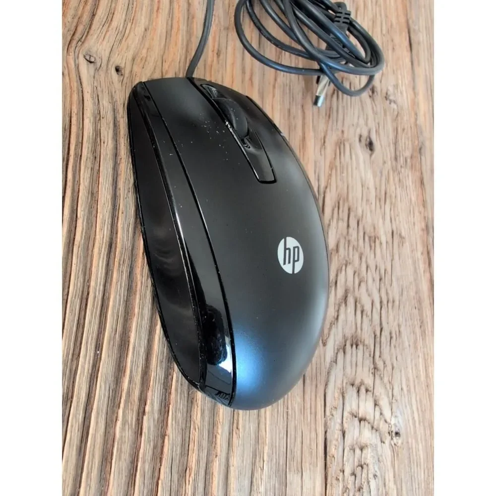 HP MSU0923 Wired Optical USB Mouse Black 505062-001 Portia